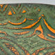 Vintage leaf cup 70' enamelled metal