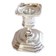 Candle holder on silver metal base Regency Style 20th West Germany