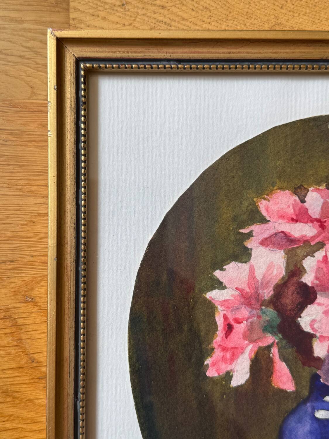 Still life with roses signed Cornillon 20th century