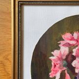 Still life with roses signed Cornillon 20th century