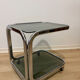 Chrome/glass smoke design Space Age dessert table