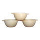 Set of 3 vintage village stoneware bowls, breakfast bowl, vintage ear bowl.