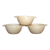 Set of 3 vintage village stoneware bowls, breakfast bowl, vintage ear bowl.