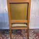 Fauteuil de bureau de style Louis XVI en cuir