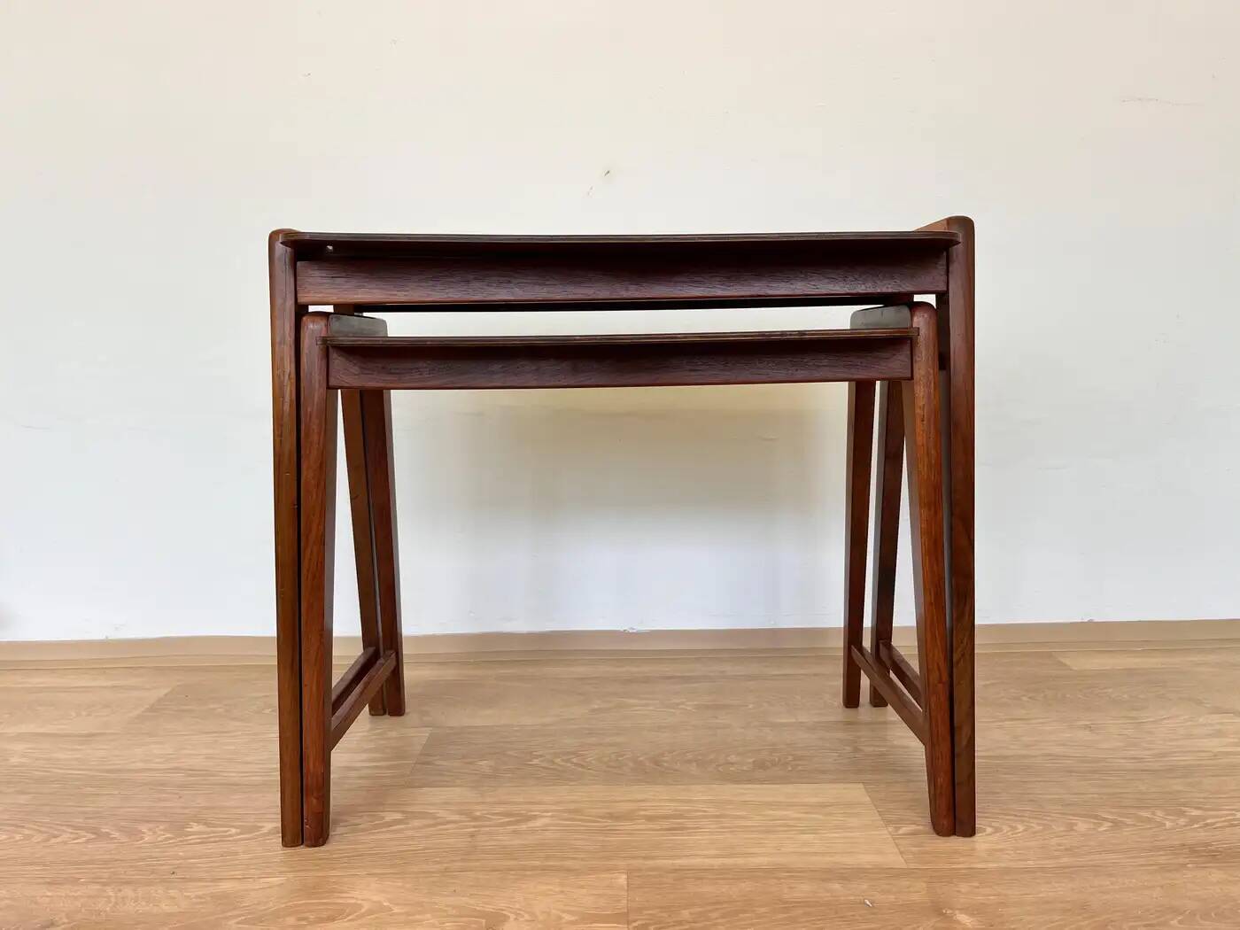 Set of two design formica nesting tables - Czechoslovakia, around 1960s