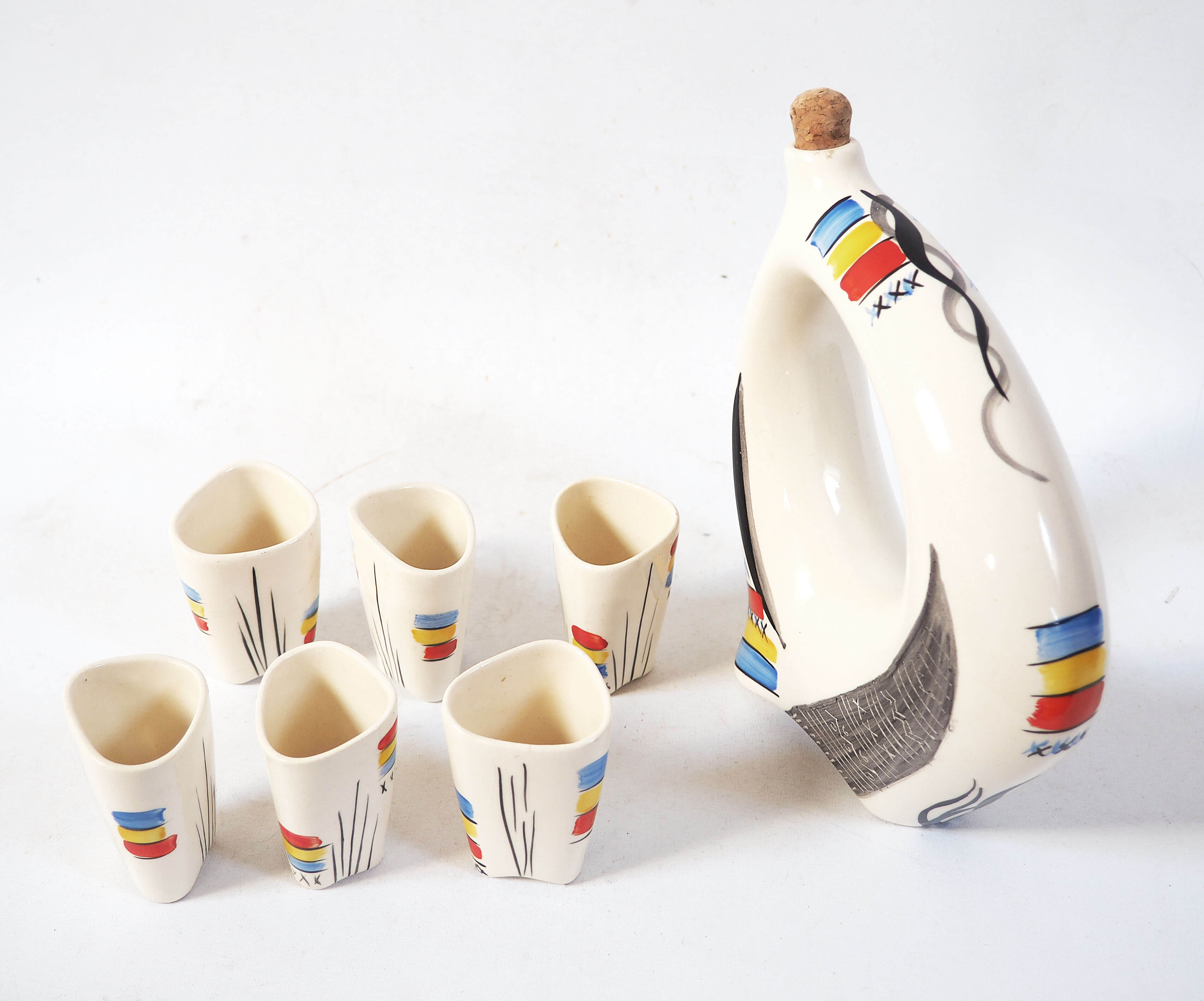 Vintage vodka service