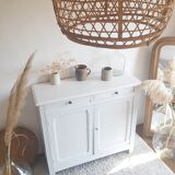 Old white Parisian buffet