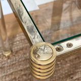 Glass and plexi side table 1980