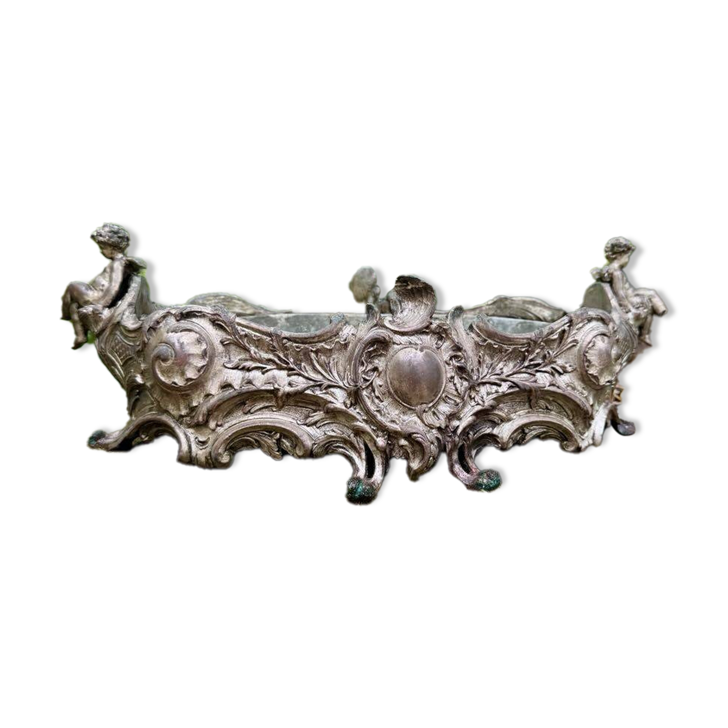 Large silver planter from the Napoleon III period