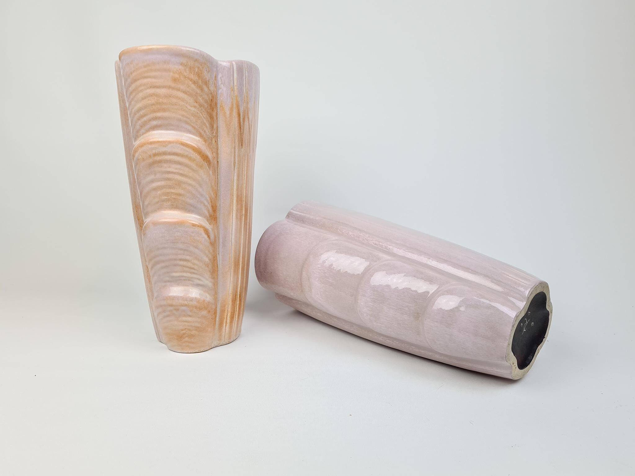 Vases en Céramique Moderne du Milieu du Siècle Rörstrand Gunnar Nylund, Suède