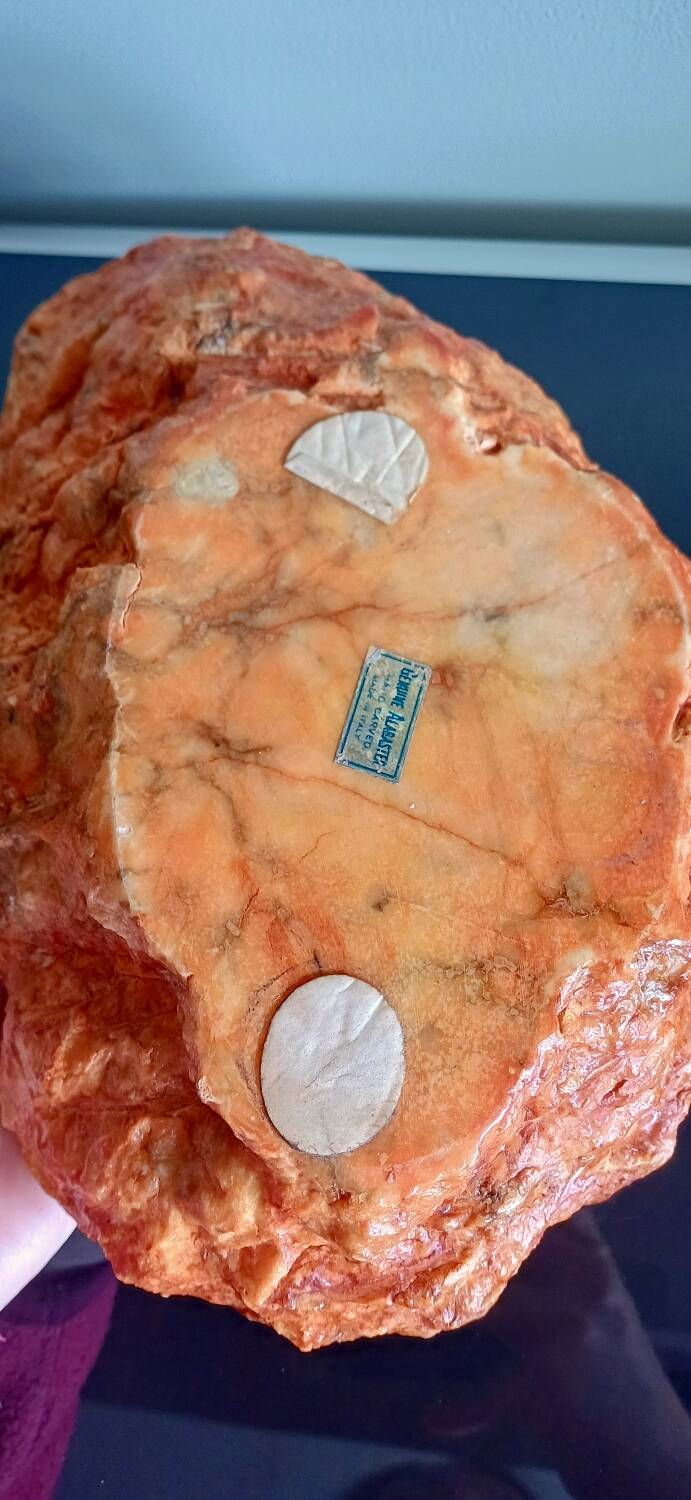 Alabaster ashtray from the 1970s
