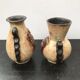 Pair of vase former beaumont terre cuite vintage