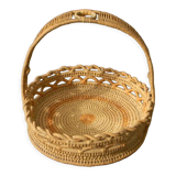 Round basket old braided.