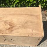 Parisian buffet feet compass raw wood