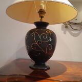 Longwy earthenware lamp