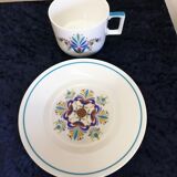 Duo of coffee cups in porcelain