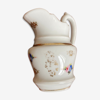 Pot à lait ancien, porcelaine de Paris XIXe