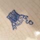 Gien earthen earthenware dish peony model