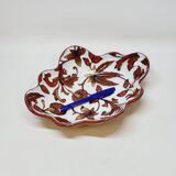 Longwy Cloisonné Enameled Basket Empty Pocket Cup Flowers Fe