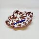Longwy Cloisonné Enameled Basket Empty Pocket Cup Flowers Fe