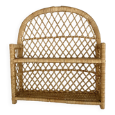 Vintage rattan shelf