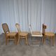 Set of 4 Mix & Match Dining Chairs with Cane Seat / Mid-Century Dining Furn