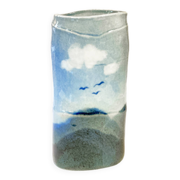 Vase en céramique de Virebent, design de Claire Debril