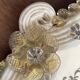 Murano glass mirror wall light