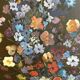 Painting on canvas bouquet of flowers signed 35 X27