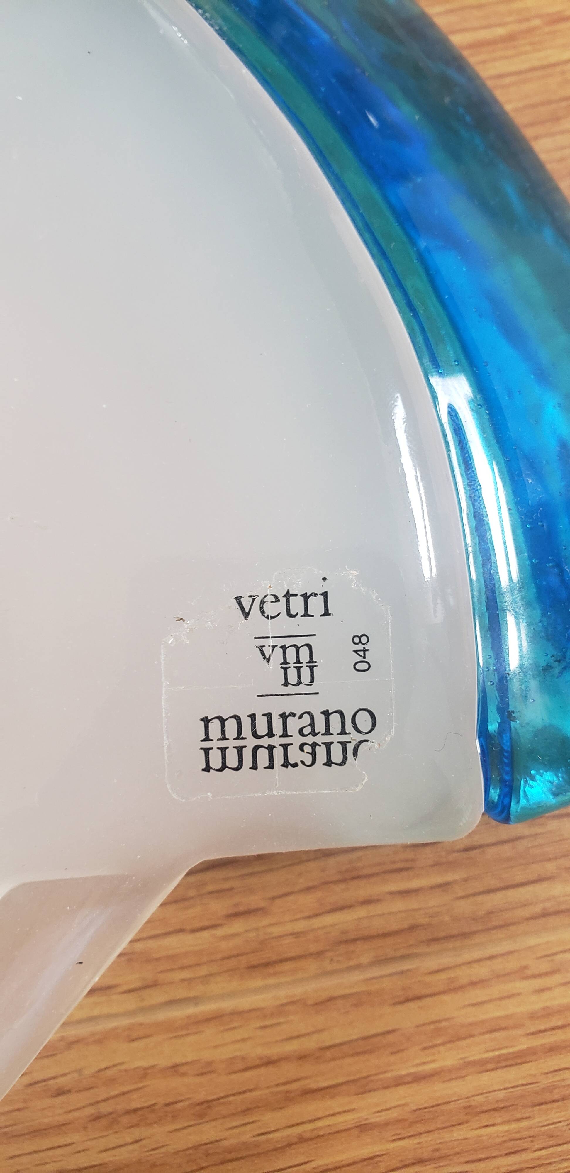 Leucos wall lamp, Murano glass designer Roberto Pamio