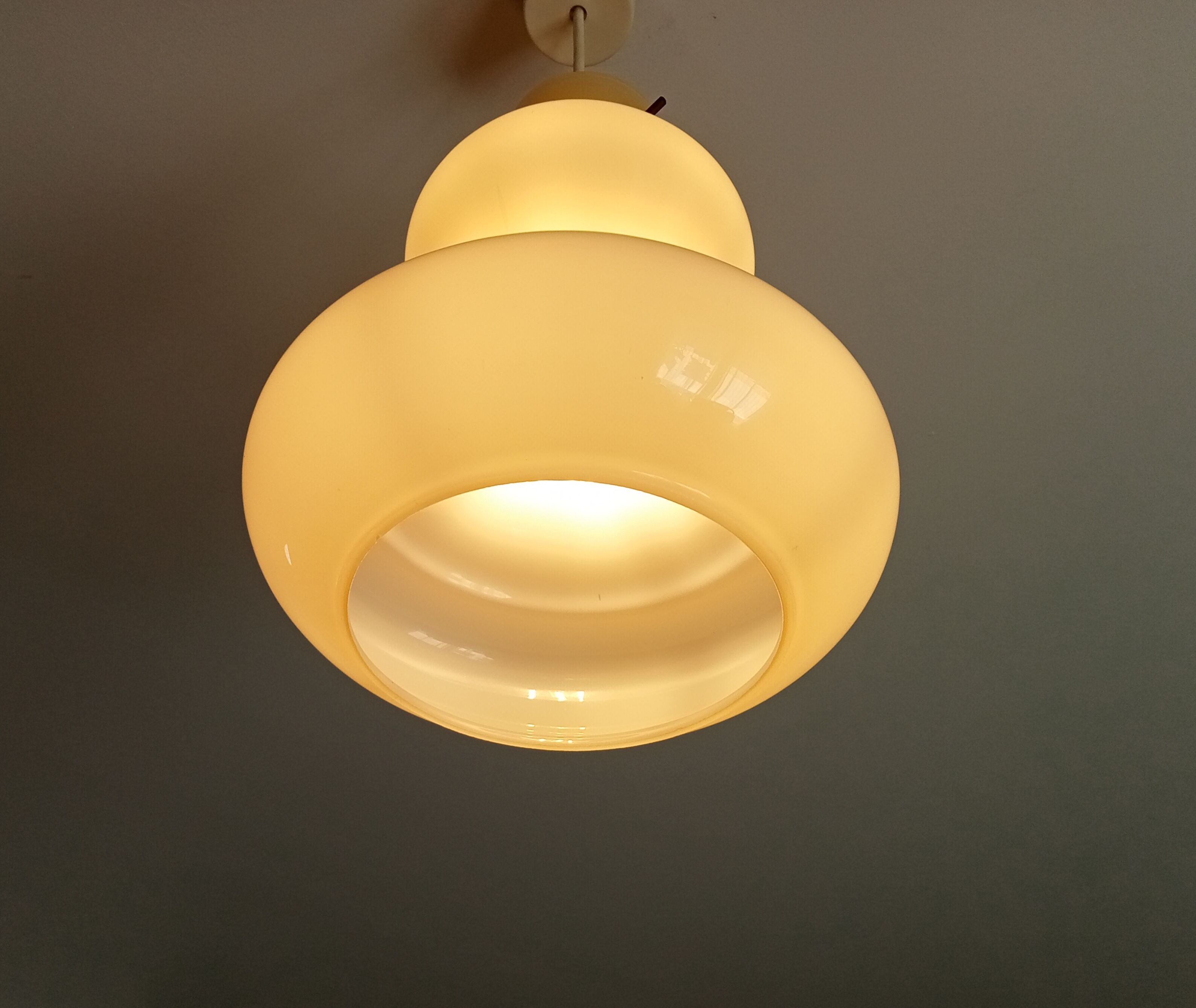 Vintage opaline pendant lamp 60/70s