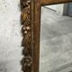 Wood and stucco fireplace mirror, late 19th-early 20th century