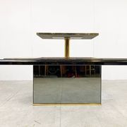 Vintage hidden bar coffee table by Fedam, 1980s