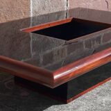 Signed coffee table (Jean Claude Mahey, 70s)