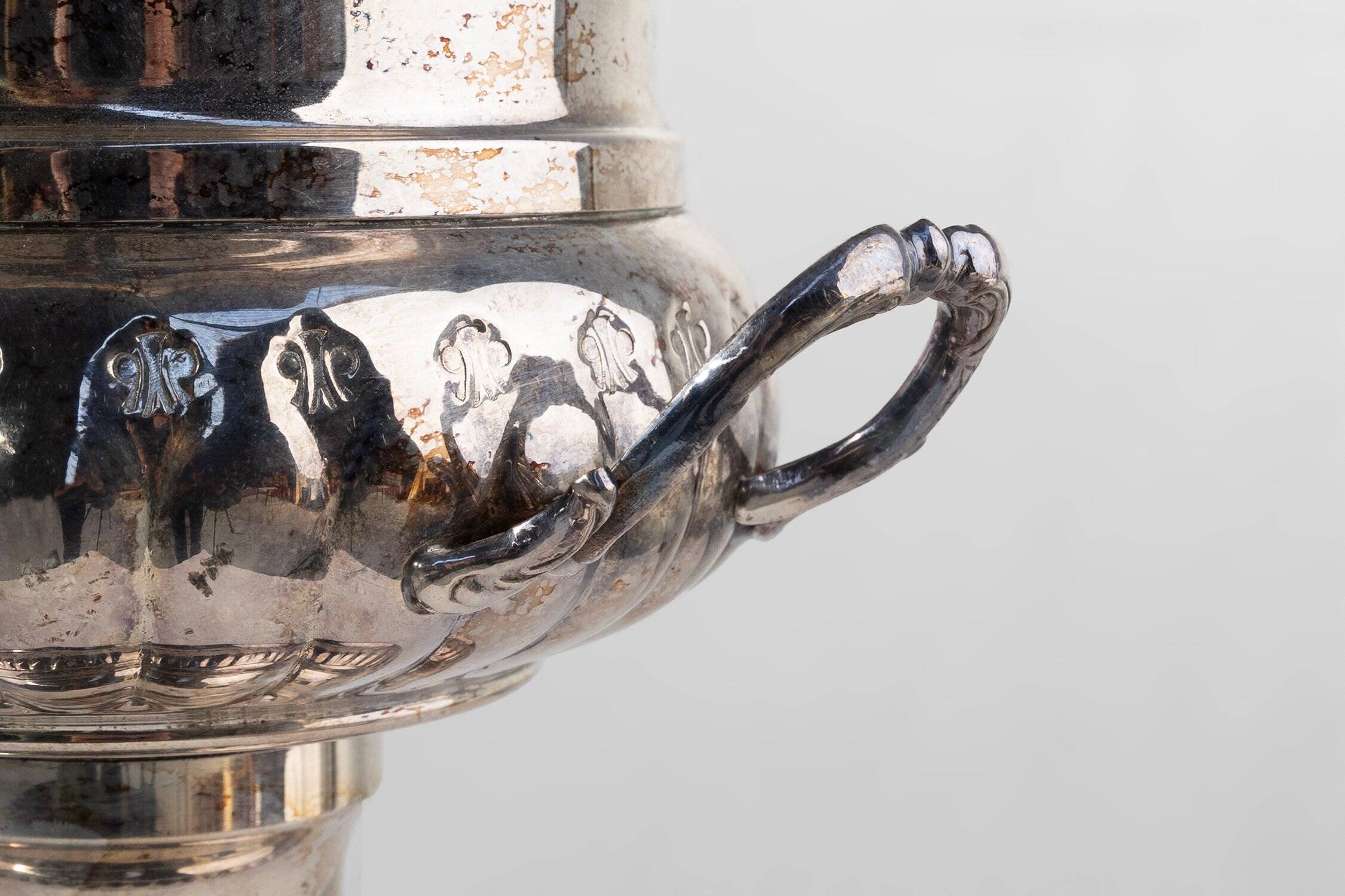 Medicis Vase Shaped Silver-Plated Champagne Cooler, France 1950s
