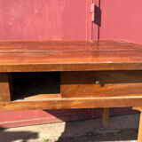 Sliding drawer farm table