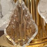 Pair of vintage gold accent lamps