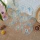 Ensemble de 8 verres à vin ballon Myosotis Veronica vintage