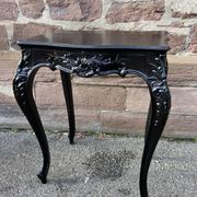 Middle table living room console 1900 neo louis xv in blackened wood napoleon iii