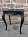 Middle table living room console 1900 neo louis xv in blackened wood napoleon iii