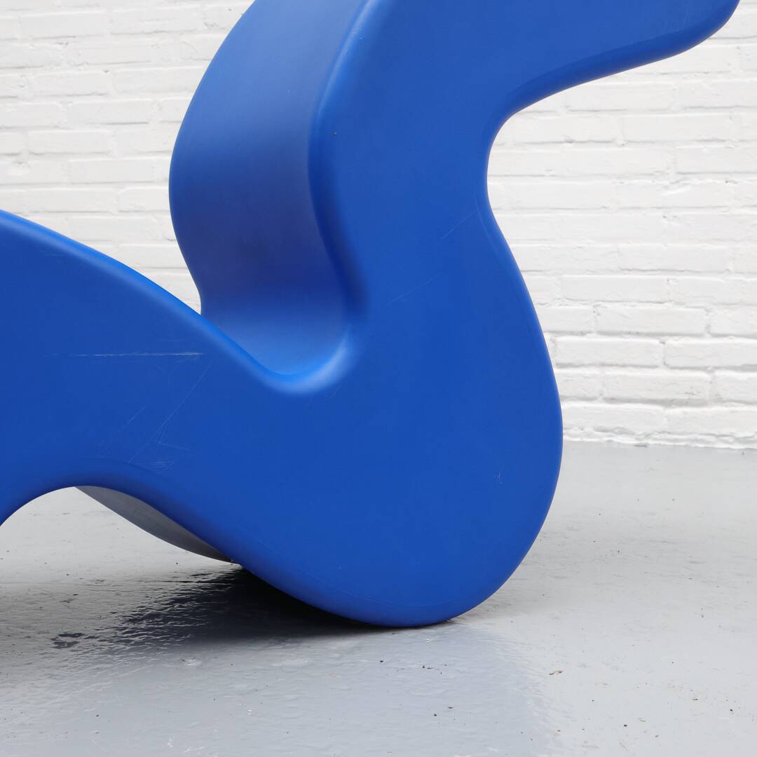 Chaise Bleue Phantom de Verner Panton pour Innovation