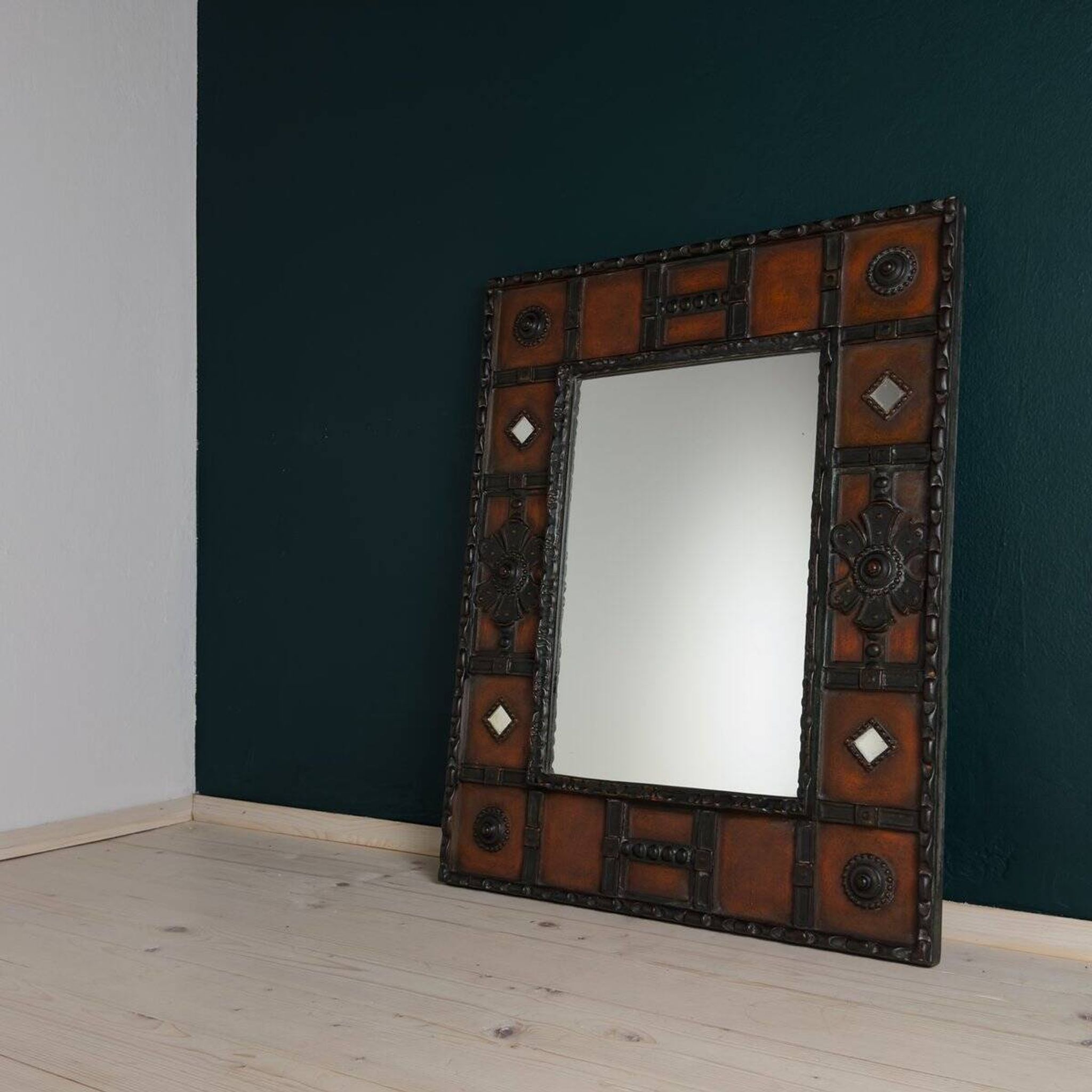 Vintage wall mirror by Palladio, Italy, 1960s