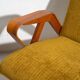Ensemble de deux fauteuils et pouf – Mid-century Modern (vers 1950). Ensemble de trois pièces