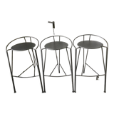 Stools model "lune d'argent" by Pascal Mourgue Fermob edition 1980
