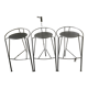 Stools model "lune d'argent" by Pascal Mourgue Fermob edition 1980
