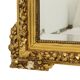 Miroir biseauté doré français antique XL