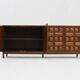 Vintage Spanish brutalist sideboard credenza