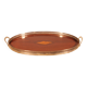 19th century silver-plated metal and mahogany tray