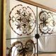 Antique bistro/brasserie mirror in reverse-painted glass, 202 x 102 cm