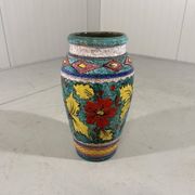 Large Italian pottery vase flowers floor vase 1960’s